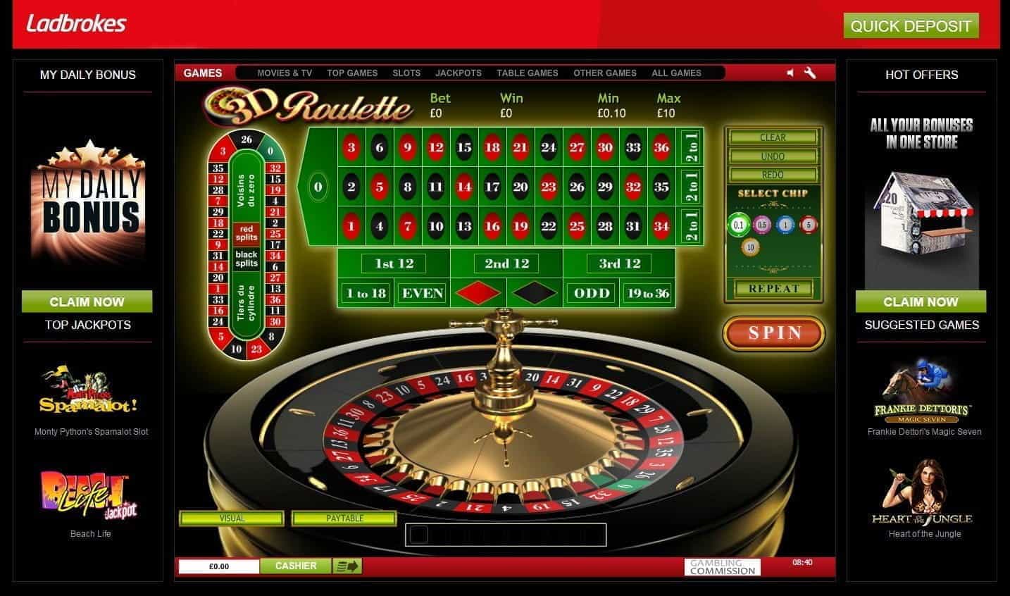 Ladbrooks Online Casino
